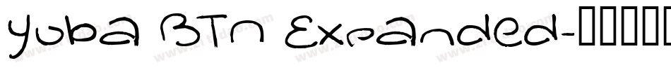 Yuba BTN Expanded字体转换